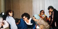 Doina Cornea cu poeta nevăzătoare Ana Hompot – susţinătoare a ei în perioada comunistă Doina Cornea cu poeta nevăzătoare Ana Hompot – susţinătoare a ei în perioada comunistă