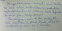 Explicaţie scrisă de Doina Cornea a fotografiei precedente, făcute de Securitate Explicaţie scrisă de Doina Cornea a fotografiei precedente, făcute de Securitate